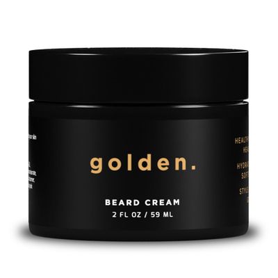Golden Grooming Beard Oil &amp; Balm Bundle for Men - Natural Growth Kit with Shea Butter - Tame, Moisturize &amp; Style Your Beard - Beard Cream 2 Oz