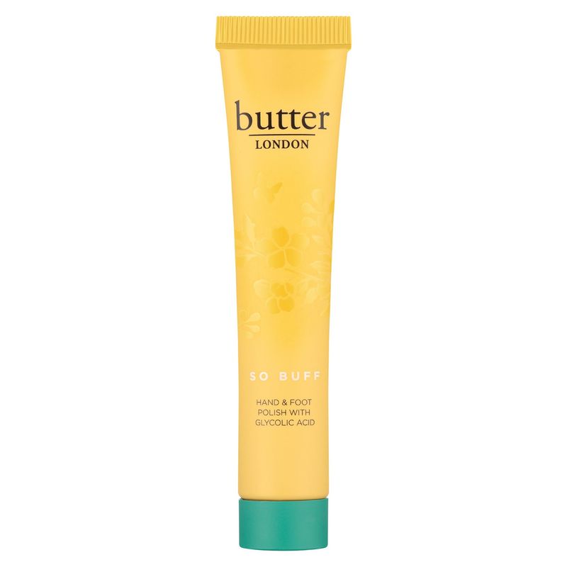 butter LONDON So Buff Hand and Foot Polish with Glycolic Acid, Gently Exfoliates to Remove Dead Skin, Antioxidant-Rich Ingredients, Cruelty, Paraben &amp; Mineral Oil Free