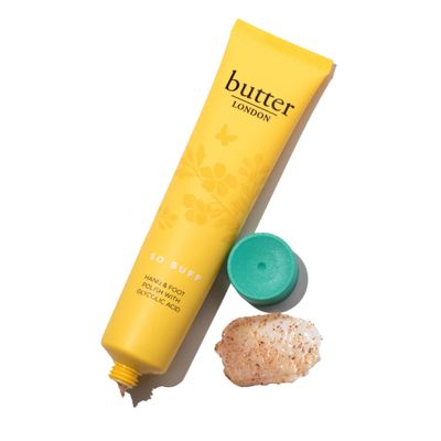 butter LONDON So Buff Hand and Foot Polish with Glycolic Acid, Gently Exfoliates to Remove Dead Skin, Antioxidant-Rich Ingredients, Cruelty, Paraben & Mineral Oil Free