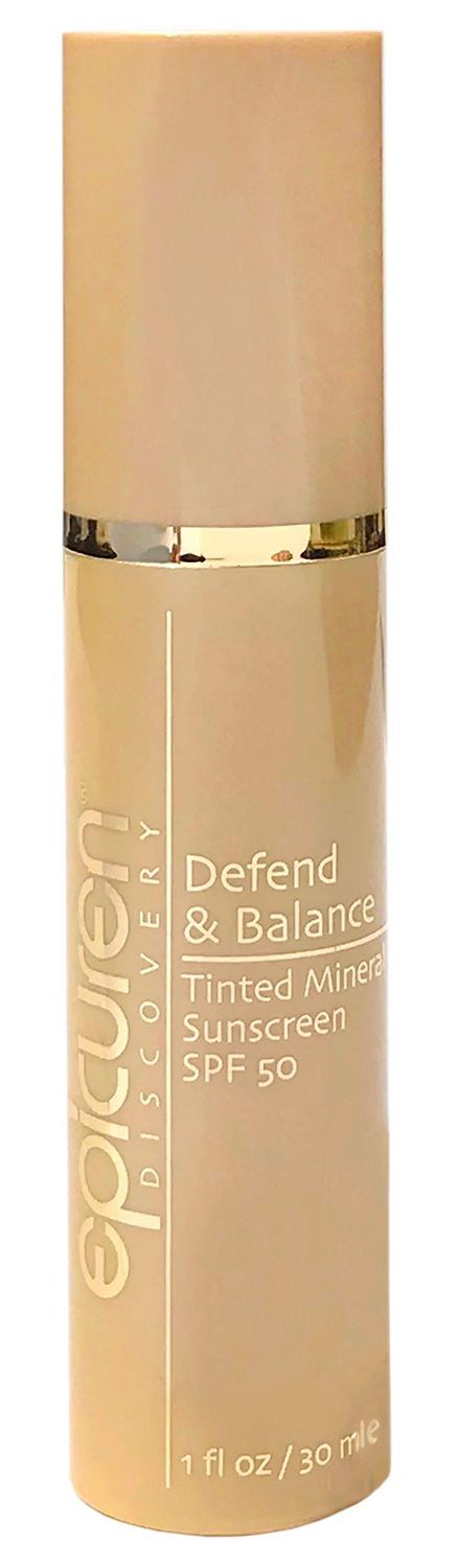Epicuren Discovery Defend &amp; Balance Tinted Mineral Sunscreen SPF 50 1 oz., 1 fl. oz.