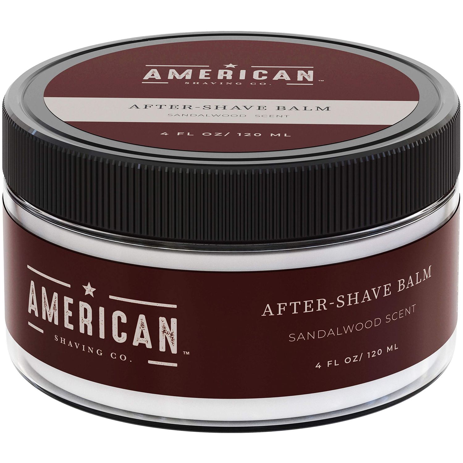 American Shaving Co. After Shave Balm for Smooth (Sandalwood Scent), Soothes and Moisturizes Face After Shaving, Treats Redness &amp; Razor Burn, Post Shave Lotion 4 Oz
