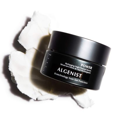 Algenist POWER Recharging Night Pressed Serum - Overnight Treatment to Refine Dull, Uneven Texture with Algae, Collagen & Coconut Water - Non-Comedogenic & Hypoallergenic