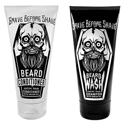 Grave Before Shave Beard Wash &amp; Beard Conditioner Pack