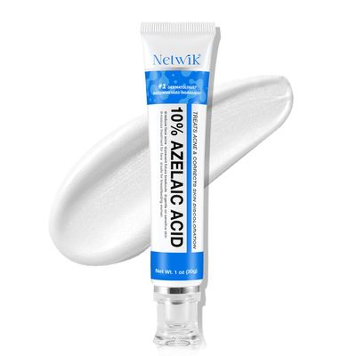 10% Azelaic Acid Cream for Face - Acne Cream for Rosacea Reducing Relief Pimple Breakouts Blackhead Pigmentation and Redness - Azelaic Acid Gel For Facial and Skin Care