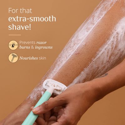 Carmesi Oh-So-Smooth Body Shaving Gel | for Arms, Legs & Underarms | Prevents Razor Burns & Ingrown Hair | Soothes & Hydrates Skin | 6.76 Fl Oz/200ml