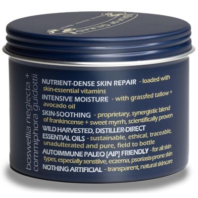 BALM OF GILEAD Foot Healing Cream - Frankincense and Sweet Myrrh Moisturizer for Sensitive Skin, Foot Therapy, Diabetic Skin Healing - Synergistic Action, Deeply Nourishing, Relieving