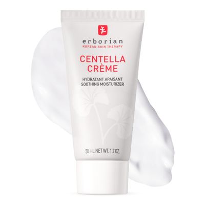 Erborian Face Moisturizer Cream Centella Cream - Ultra Light-Weight Facial Moisturizing Cream with Shea Butter, Hyaluronic Acid, Glycerin &amp; Beta Glucan - Soothes &amp; Hydrates Skin - All Skin Types, 50ml