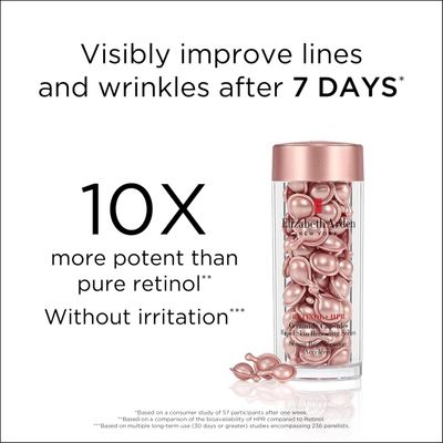 Elizabeth Arden Retinol + HPR Ceramide Capsules Rapid Skin Renewing Serum 30ct