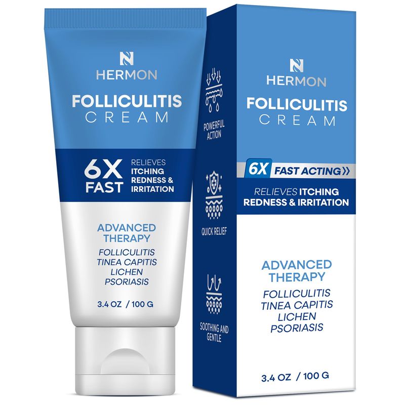Folliculitis Treatment Cream: Effective Treatment for Folliculitis Scalp Face and Body 100g
