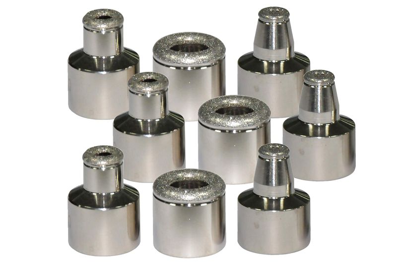 (9 count, 3 of each type) Diamond Microderm Microdermabrasion Replacement Tips, Spa and Home Beauty Skin Care for Exfoliation