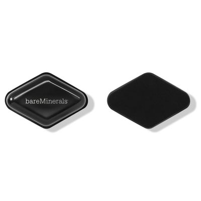 bareMinerals Dual-Sided Sponge-and-Silicone Makeup Blender for Flawless Application, use with Foundation, Concealer, Applicator for Liquid, Powder or Cream, Vegan, 1 Pc