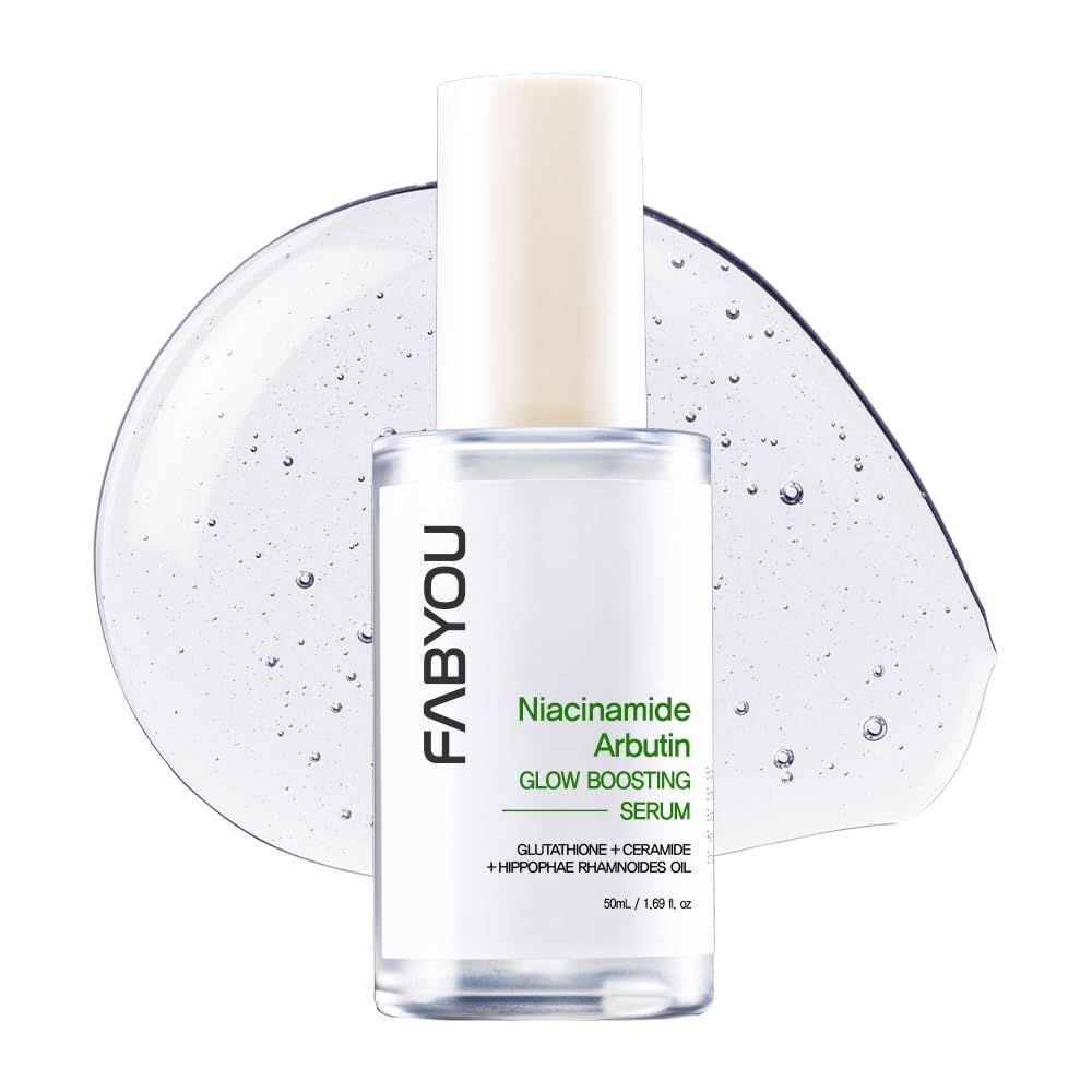 FABYOU Niacinamide Arbutin Glow Boosting Serum 1.69 Oz - Clarifying, Pore Care with 10% Niacinamide &amp; Arbutin. Fast Absorbing,Radiant Skin Tone-Korean Skin Care