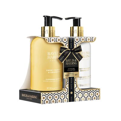 Baylis &amp; Harding Gift Set for Women - Luxury Hand &amp; Skincare Set - Sweet Mandarin &amp; Grapefruit - 2-Pack