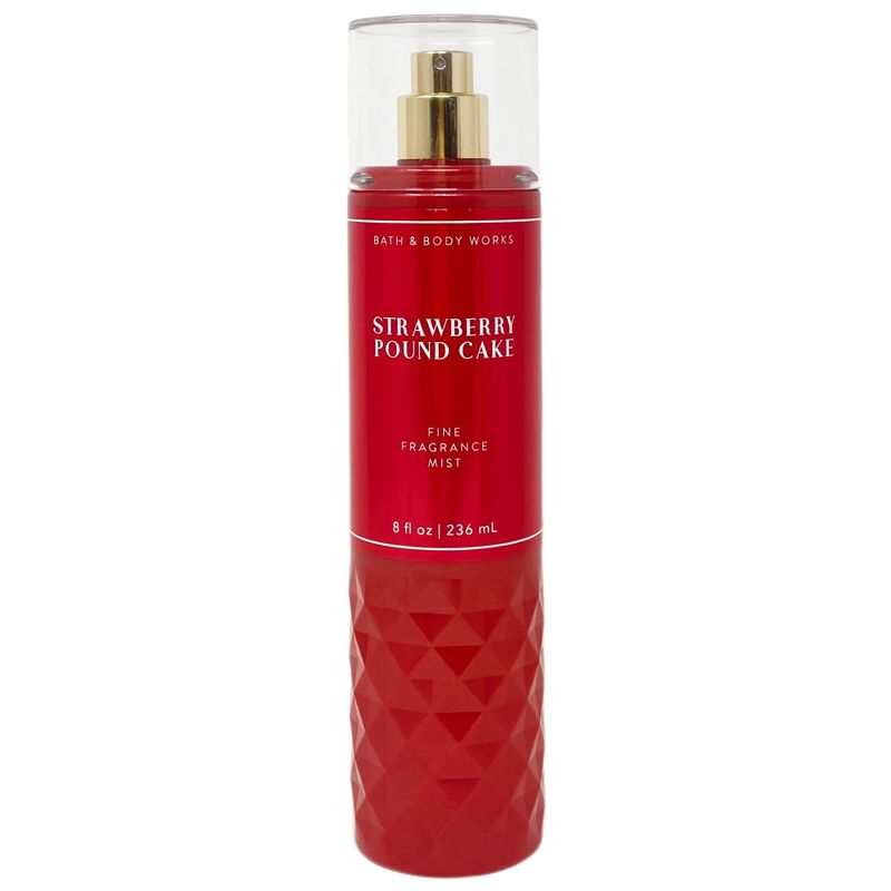 Bath and Body Works - Strawberry Pound Cake - Gift Set - Fine Fragrance Mist &amp; Body Cream - 2021