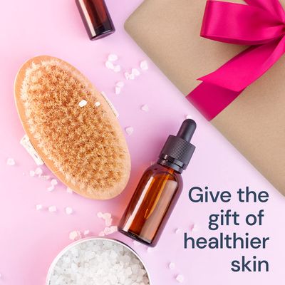 Dry Brushing Body Brush SCALA Natural Bristle Body Brush, Soft Body Exfoliating Brush Scrub for Dead Skin, Cellulite, Lymphatic Drainage, Blood Flow - Thicker &amp; Stronger Medium Strength