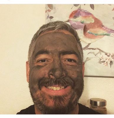 Glimmer Goddess Organic Face Mask to Minimize Pores and Blackheads - DEAD SEA MUD MASK, 2 oz