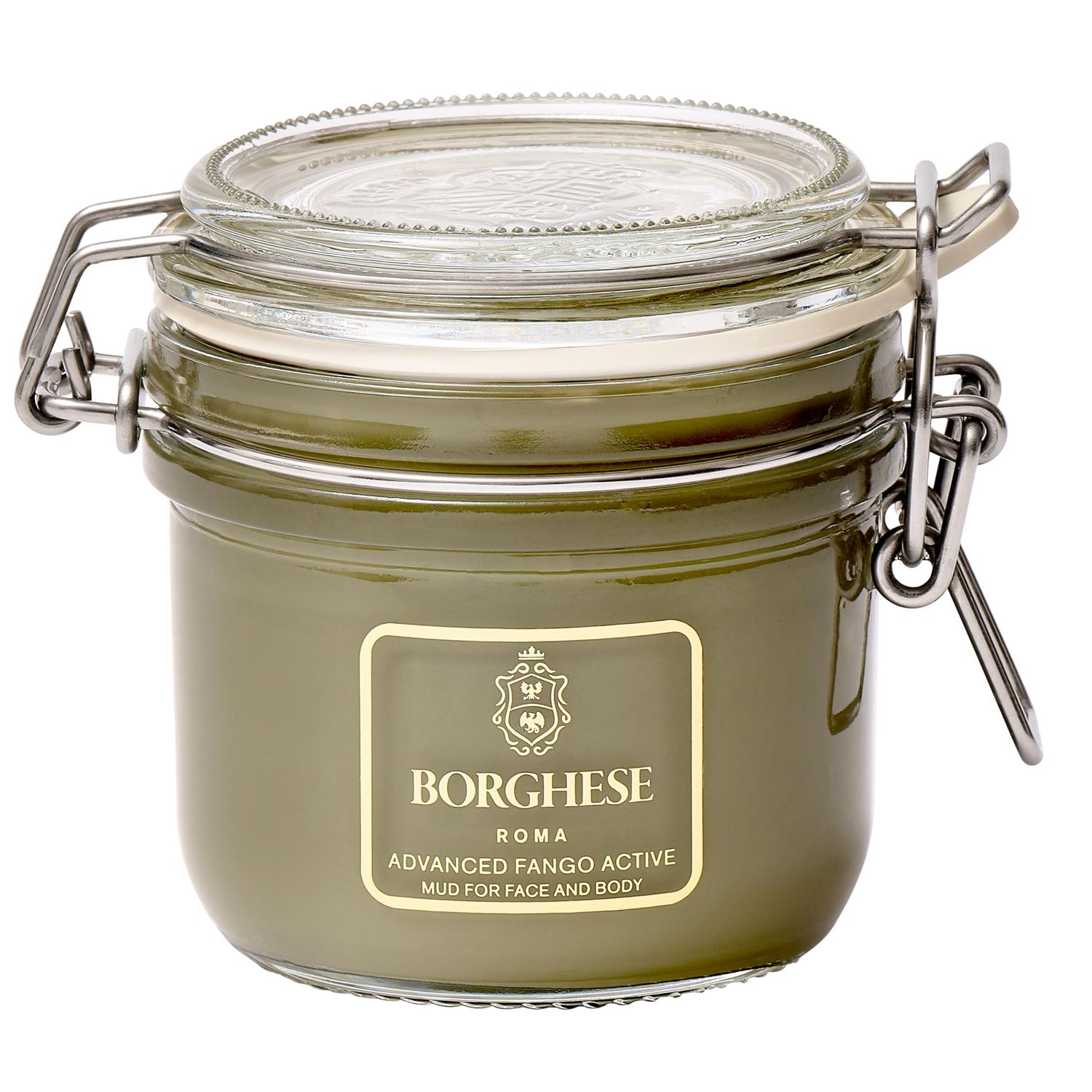 Borghese Advanced Fango Active Mud Musk - Nourishing &amp; Exfoliating Face Mask with Bentonite Clay &amp; Hyaluronic Acid For Normal, Combination &amp; Oily Skin