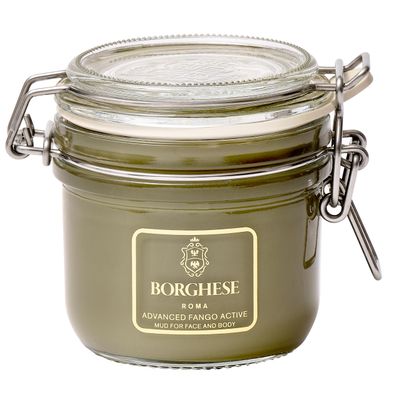 Borghese Advanced Fango Active Mud Musk - Nourishing &amp; Exfoliating Face Mask with Bentonite Clay &amp; Hyaluronic Acid For Normal, Combination &amp; Oily Skin