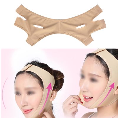 Face Mask, Facial Slimming Belt Face Up Face Mask Facial Masks Beauty Tool Reduce Double Chin Bandage Breathable For Masks Lifting Face Belt (L)