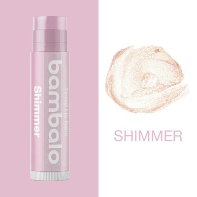 Bambalo 4-Pack Shimmer Tinted Lip Balms - Natural &amp; Organic Ingredients - Hydrating &amp; Moisturizing, USA Made