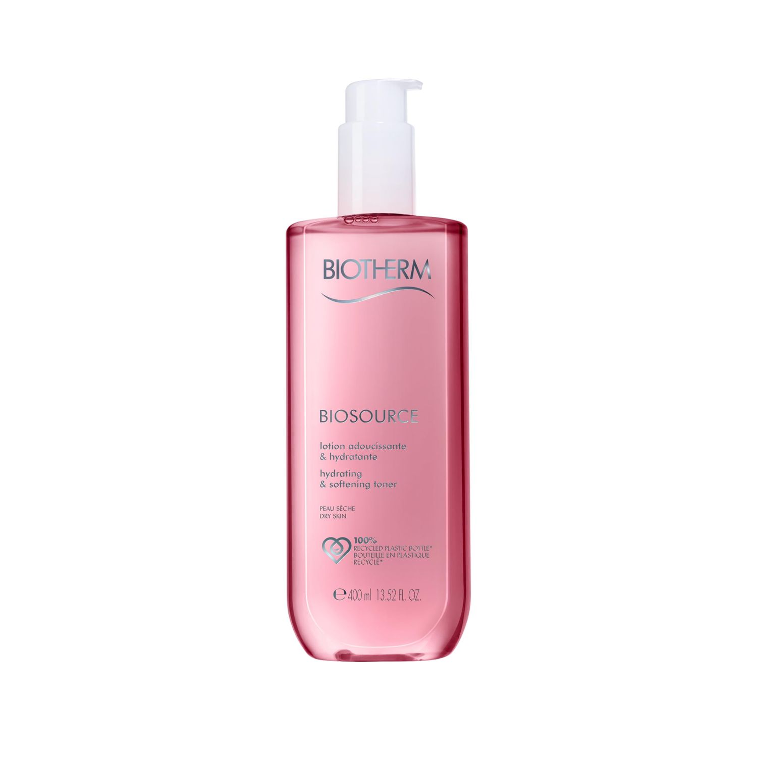 Biotherm Biosource Hydrating &amp; Softening Toner for Dry Skin with Biotech Plankton, Cleanses, Exfoliates &amp; Softens Dry Skin, Anti-Pollution Toner, 6.76 Fl. Oz.