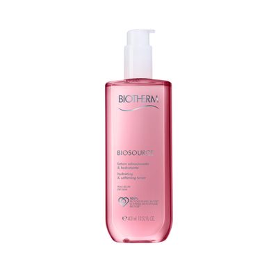 Biotherm Biosource Hydrating &amp; Softening Toner for Dry Skin with Biotech Plankton, Cleanses, Exfoliates &amp; Softens Dry Skin, Anti-Pollution Toner, 6.76 Fl. Oz.