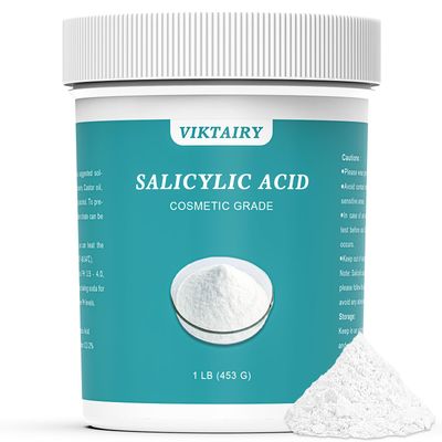 1 LB Salicylic Acid Powder Cosmetic Grade, Pure Original Ingredients for skin with no Additives, BHA Exfoliant for DIY Cleanser, Toner, Shampoo, Body Wash, Lotion