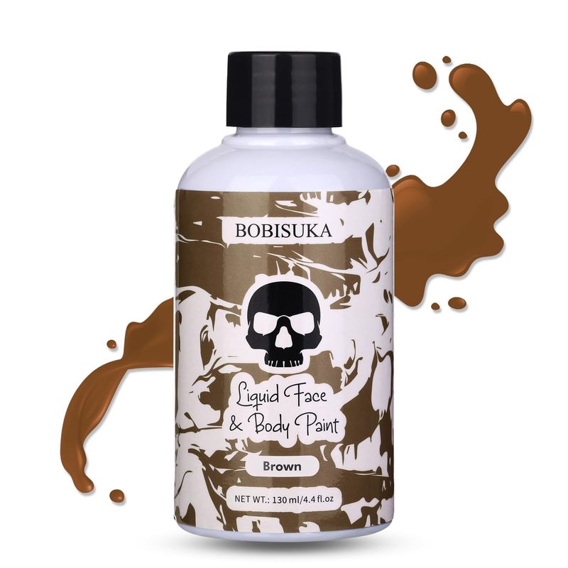 BOBISUKA Brown Liquid Texture Face and Body Paint Washable