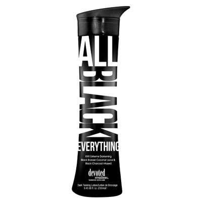 Devoted Creations All Black Everything - Extreme Darkening Black Bronzer Dark Tanning Lotion