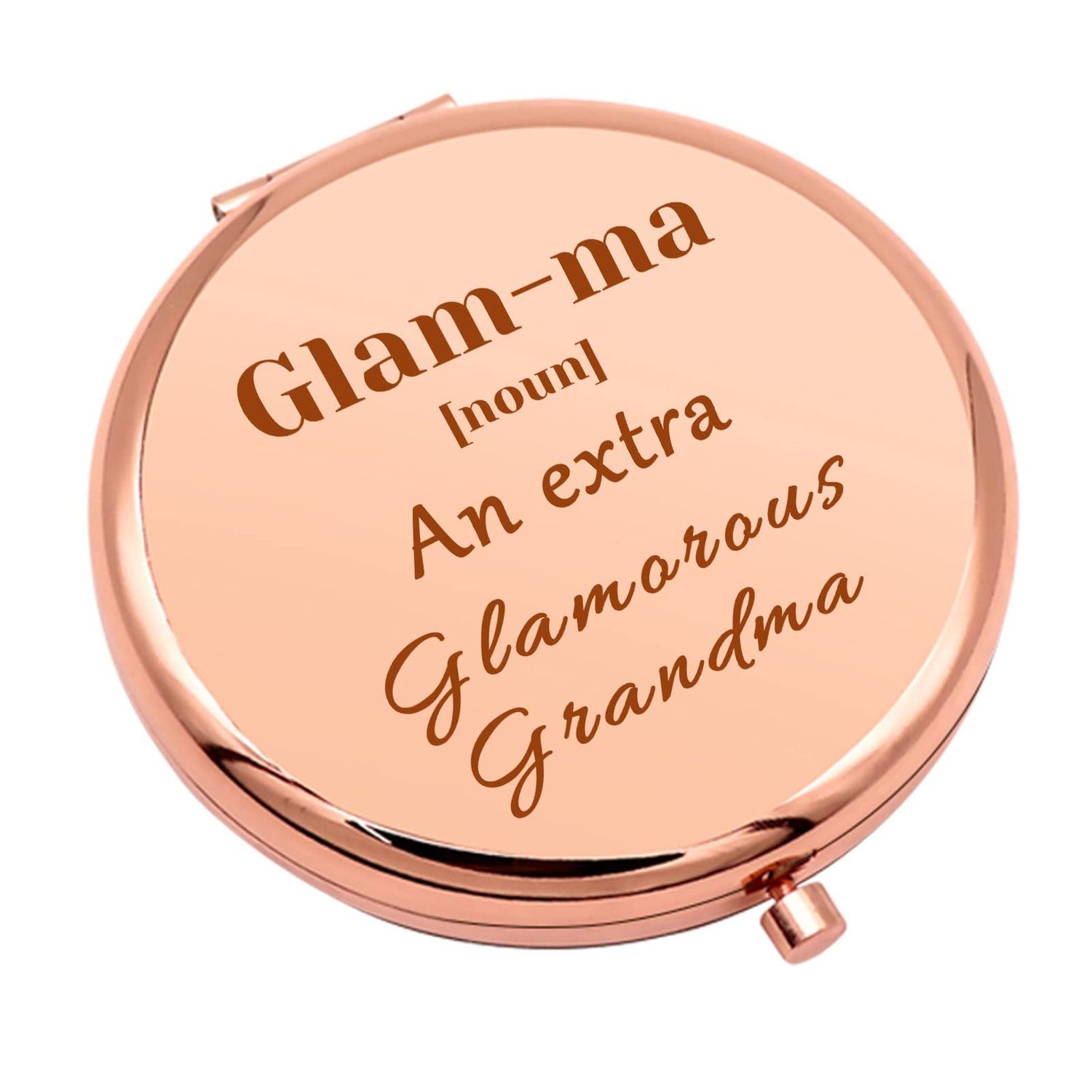 Grandmother Birthday Gifts Compact Makeup Mirror for Glamma for Grandma Grandma Gifts from Grandchildren Folding Makeup Mirror for Nana Christmas Thanksgiving Gifts