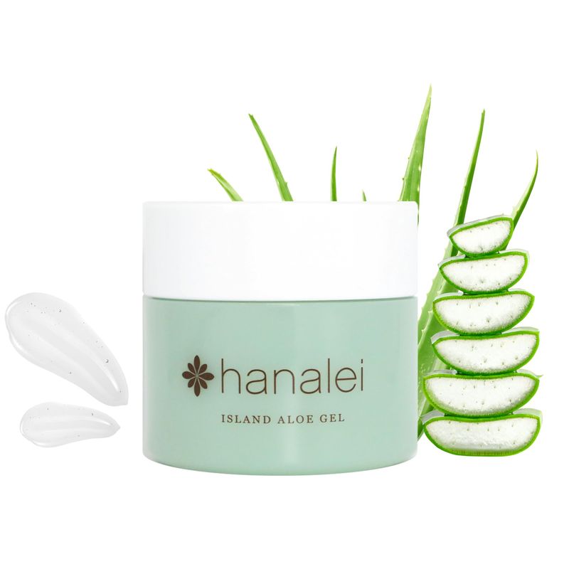 Hanalei Aloe Gel - Cruelty-Free and Paraben-Free Cooling Island Aloe Gel - Everyday Moisturizer and After-Sun Care - Full Size (100 g)