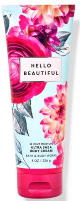 Bath &amp; Body Works Hello Beautiful Ultimate Hydration Body Cream Gift Set For Women, 8 Fl Oz (Hello Beautiful)