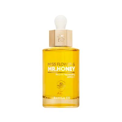 BANILA CO Miss Flower &amp; Mr Honey Propolis Rejuvenating Ampoule - Nourishing Serum with Propolis Extract &amp; Royal Jelly, Korean Skincare for Youthful Radiance, 50ml/1.01 fl oz