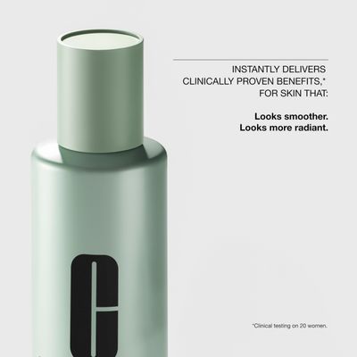 Clinique 3-Step Clarifying Lotion Face Exfoliator For Sensitive Skin | Alcohol Free, 13.5 Fl Oz