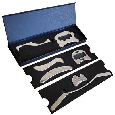 BYYDDIY Guasha Gifts Box Kit Stainless Steel Muscle Scraper Tools &amp; Scraping Massage Tool Set (MB1SC1DLN)