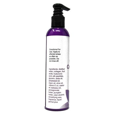Diva Stuff Ultimate Crepey Skin Body &amp; Face Cream with Hyaluronic Acid, Argan Oil, Silk Peptides and more for Dry &amp; Damaged Skin, 8oz - Toasted Marshmallow Scent (Made in the USA)
