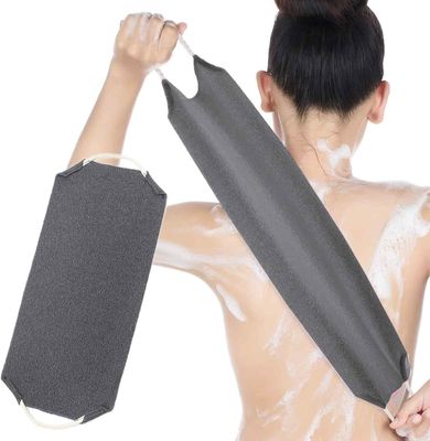 Back Scrubber for Shower, Double-Sided Back Scrub Washcloth with Handles for Use in Shower, to Clean Your Body Deeply for Men &amp; Women Skin Care