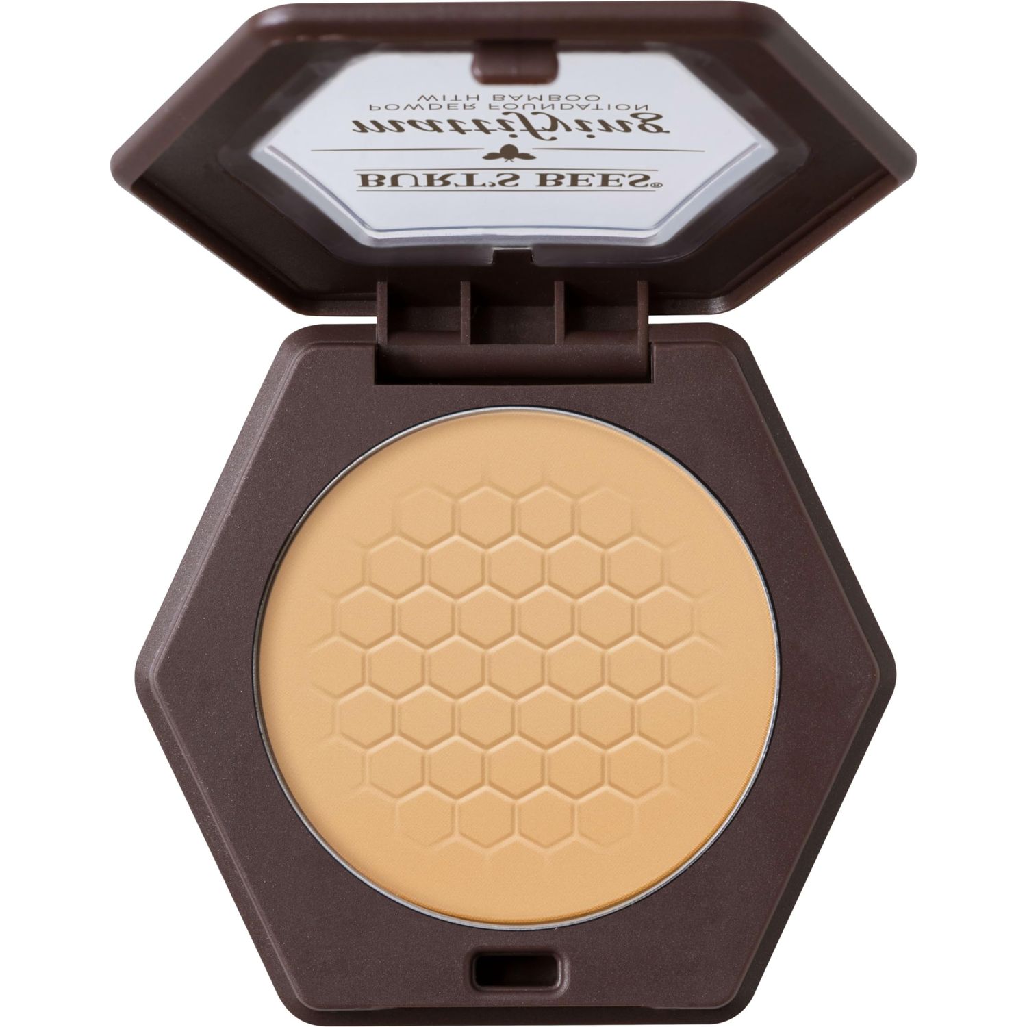 Burts Bees 100% Natural Origin Mattifying Powder Foundation, Bamboo, 0.3 Ounce, Packaging May Vary