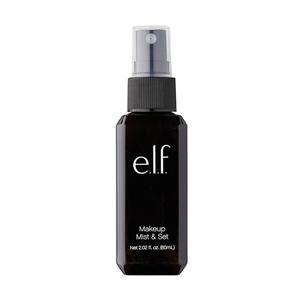 e.l.f. Makeup Mist &amp; Set - Small, Lightweight, Long Lasting, All-Day Wear, Revitalizes, Refreshes, Hydrates, Soothes, Infused with Aloe, Green Tea and Cucumber, 2.02 Fl Oz