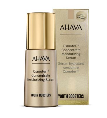 AHAVA Osmoter Concentrate Moisturizing Serum - Lightweight Concentrated Serum to Boost Youthfulness &amp; Radiance from within, Enhance Hydration, with Argan Oil, Hyaluronic Acid &amp; Osmoter X3, 1 Fl.Oz