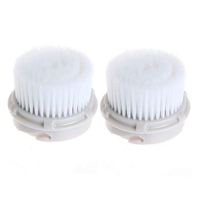 Facial Cleansing Brush Head Replacement, Facial Cleansing Brush Head, Exfoliator Facial Brush Heads, for Acne Prone, Clogged and Enlarged Pores Sensitive Skins (2Pack/Luxe Cashmere)
