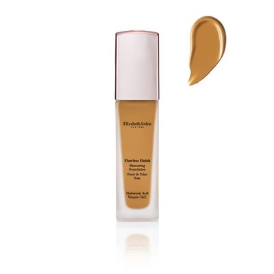 Elizabeth Arden Flawless Finish Skincaring Foundation with Hyaluronic Acid, Vitamin C &amp; E, 460W (Tan to deep skin with warm undertones), 1 fl. oz.