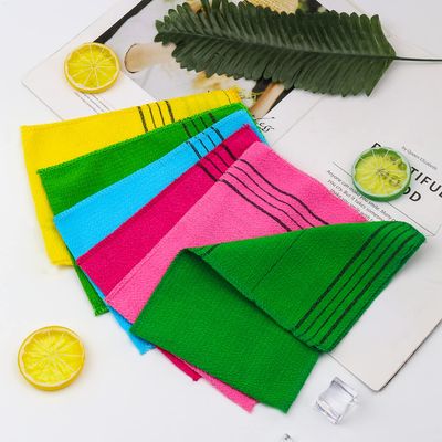 6 Pcs Exfoliating Washcloth, Korean Exfoliating Mitt Colorful Korean Exfoliating Cloth for Removing Dry, Large Size Exfoliating Body Scrubber Christmas Stockings Stuffers for Women
