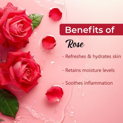 Good Vibes Rose Glow Face Toner Spray | Balances pH | Minimize Pores | Refreshing &amp; Hydrating Facial Mist | Paraben &amp; Alcohol Free | 4.06 Fl Oz/120ml