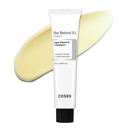 COSRX Retinol 0.1% Cream, 0.67 Oz, Anti-aging Eye &amp; Neck Cream with Retinoid Treatment to Firm Skin, Reduce Wrinkles, Fine Lines, Signs of Aging, Gentle Daily Korean Skin Care