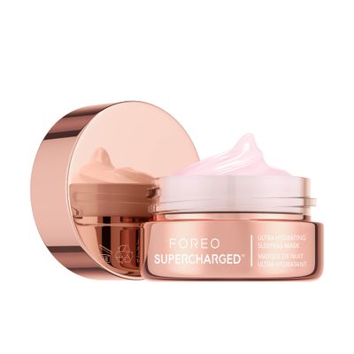 FOREO SUPERCHARGED Ultra hydrating Night Mask - Night Face Moisturizer - Deeply Replenishing Moisturizer Face Cream - Rejuvenating - Vegan - Cruelty &amp; Gluten-Free - 2.5 oz