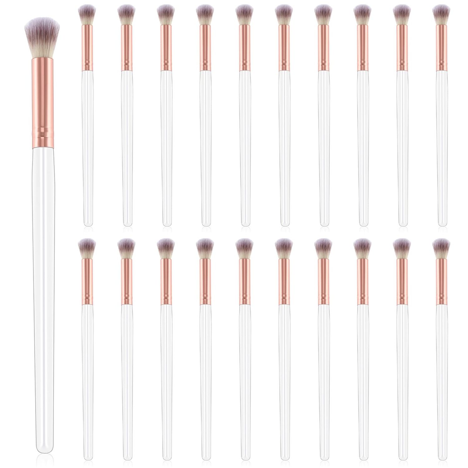 EKYSSO 20 PCS Lash Brushes for Cleansing, Lash Shampoo Brush, Eyelash Cleansing Brush for Lash Extensions, Lashes Supplies, Eyelash Extension Cleaning Brushes, Lash Wash Cleaner Brush Kits