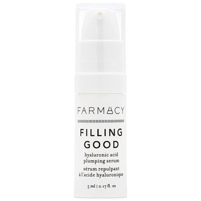 Farmacy Hyaluronic Acid Serum for Face - Filling Good Anti Aging Skin Care + Hydrating Face Serum - Plumping + Smoothing Wrinkle Serum to Visibly Firm Skin for a Youthful Complexion (5ml)