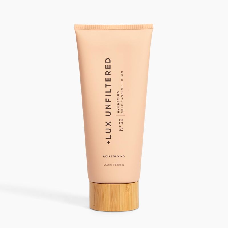 + Lux Unfiltered N°32 CLASSIC Gradual Self Tanning Cream in Rosewood, Hydrating Self Tanning Lotion, Gluten Free, Vegan + Cruelty Free Self Tanner, Luxurious Sunless Tanner Loaded with Antioxidants