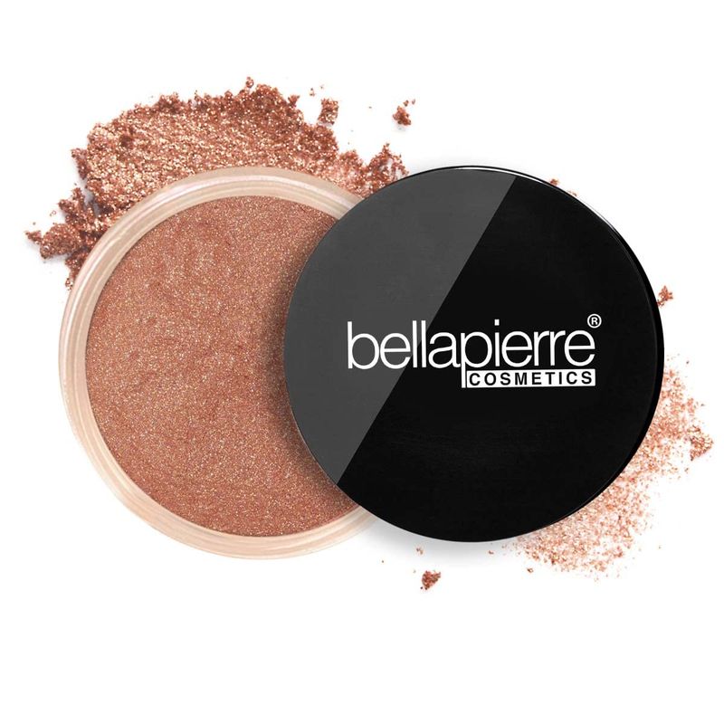 bellapierre Mineral Bronzer - Loose Powder | SPF Protection | Warms Skin Tone for a Sun-Kissed Look | Non-Toxic &amp; Paraben Free - Kisses - 0.3 Oz
